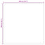 Områdetæpper Firkantet SIROLO Sandfarvet 200 x 200 cm Polyester