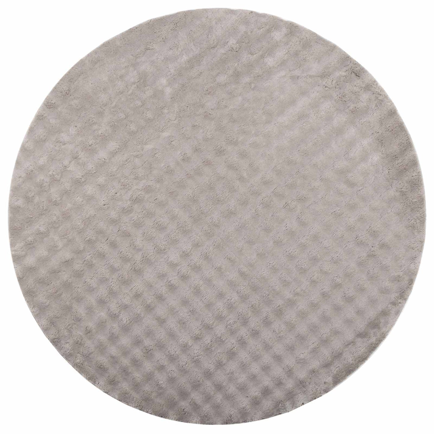 Områdetæpper Rund SIROLO Sandfarvet Ø 120 CM Polyester