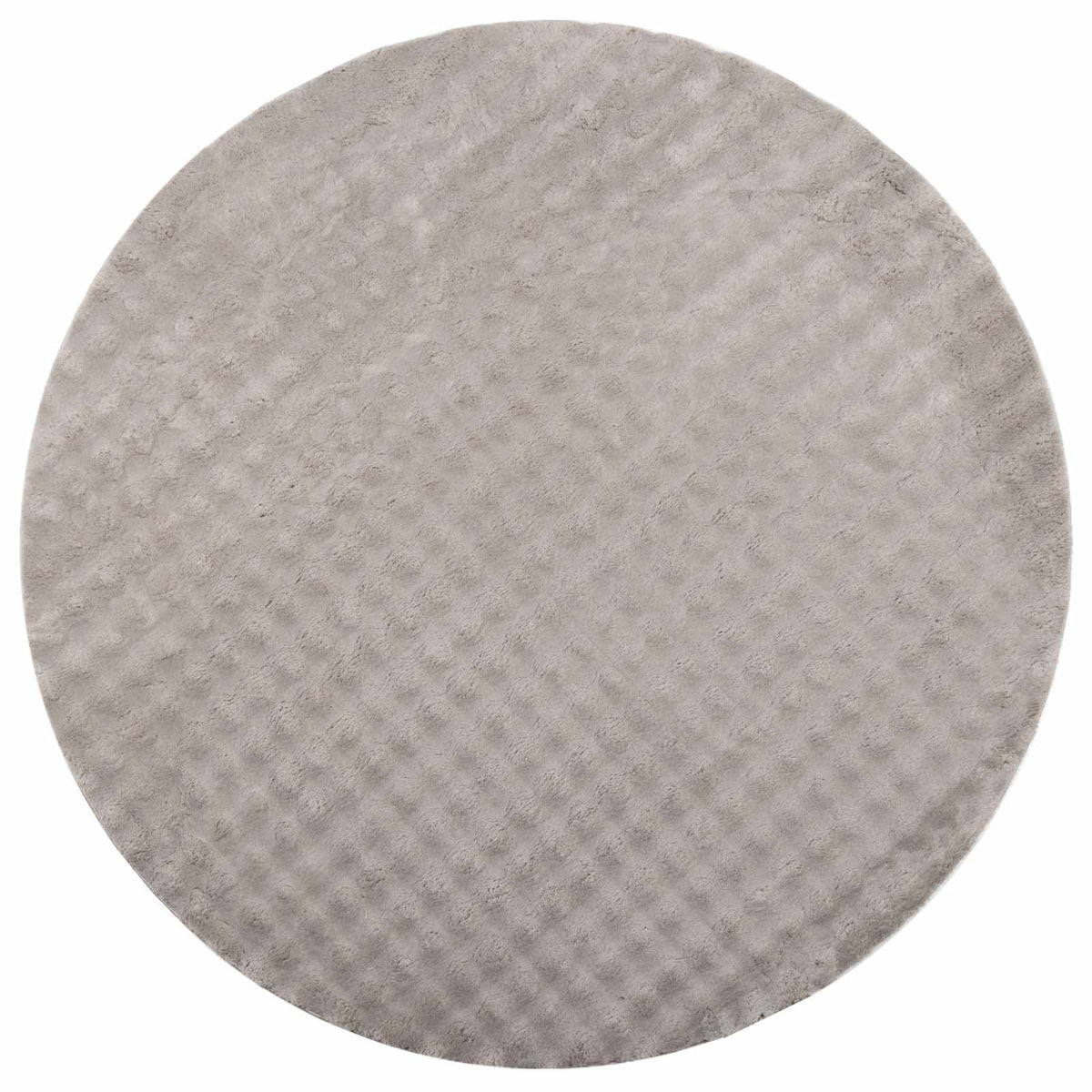 Områdetæpper Rund SIROLO Sandfarvet Ø 200 CM Polyester