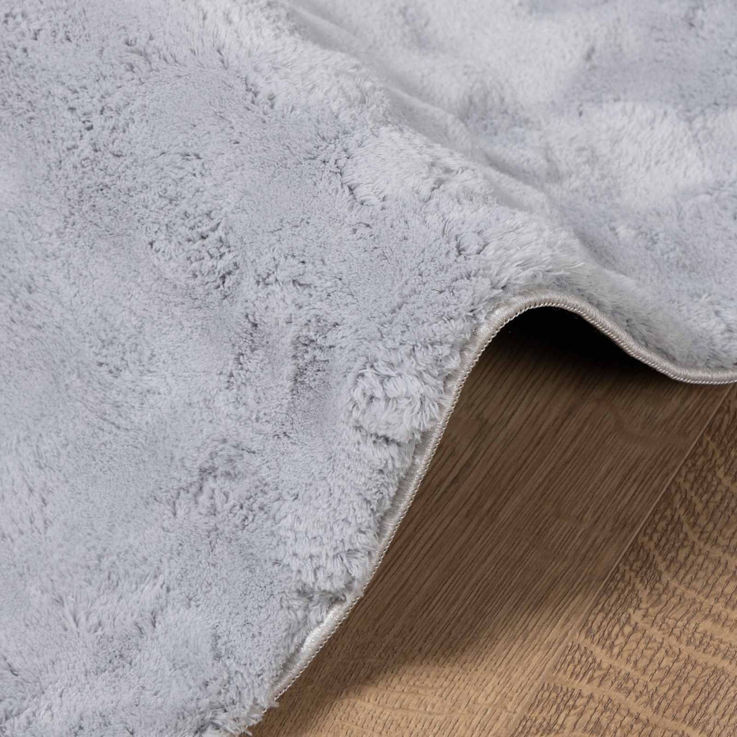 Områdetæpper Rektangulær SIROLO Grå 170 x 120 cm Polyester