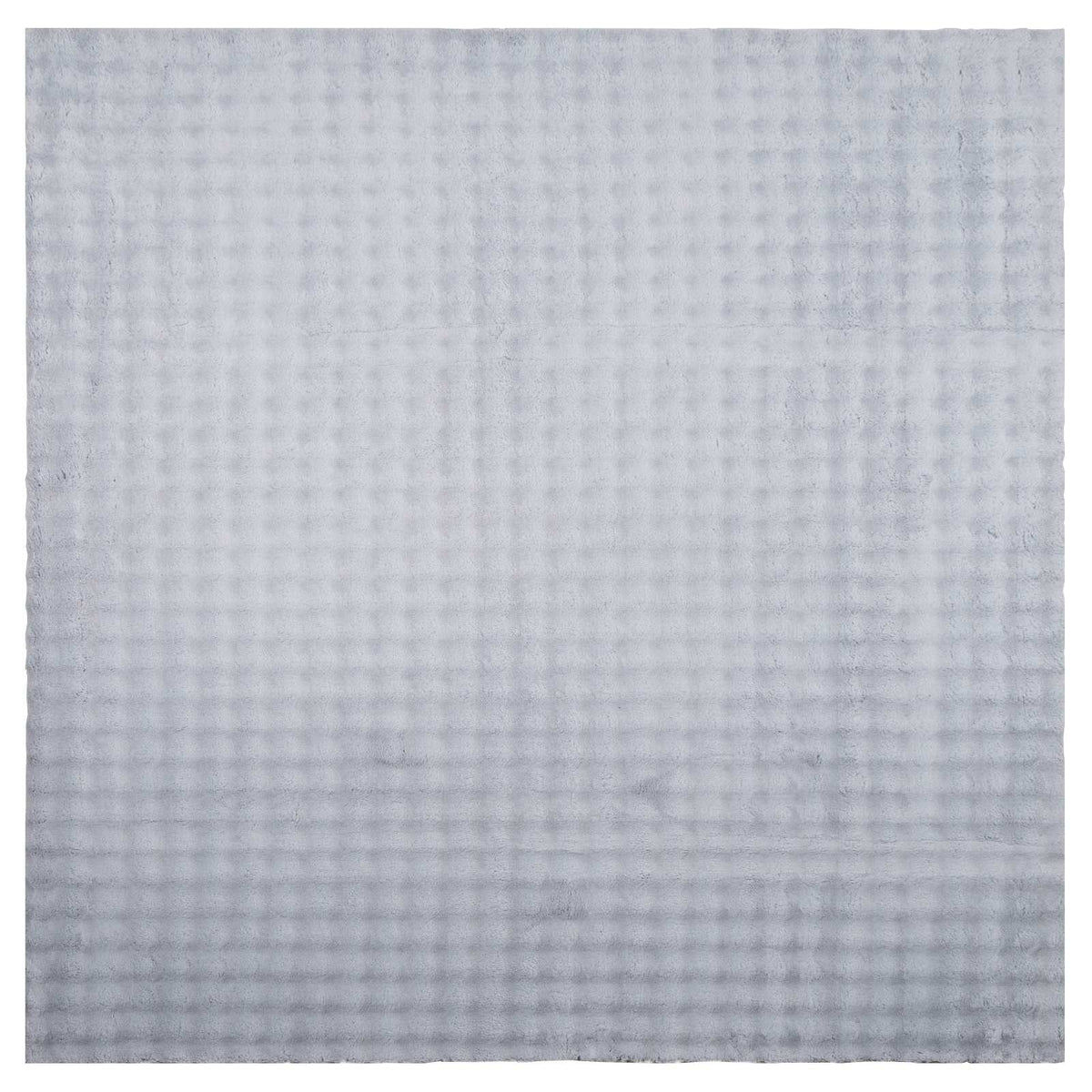 Områdetæpper Firkantet SIROLO Grå 120 x 120 cm Polyester