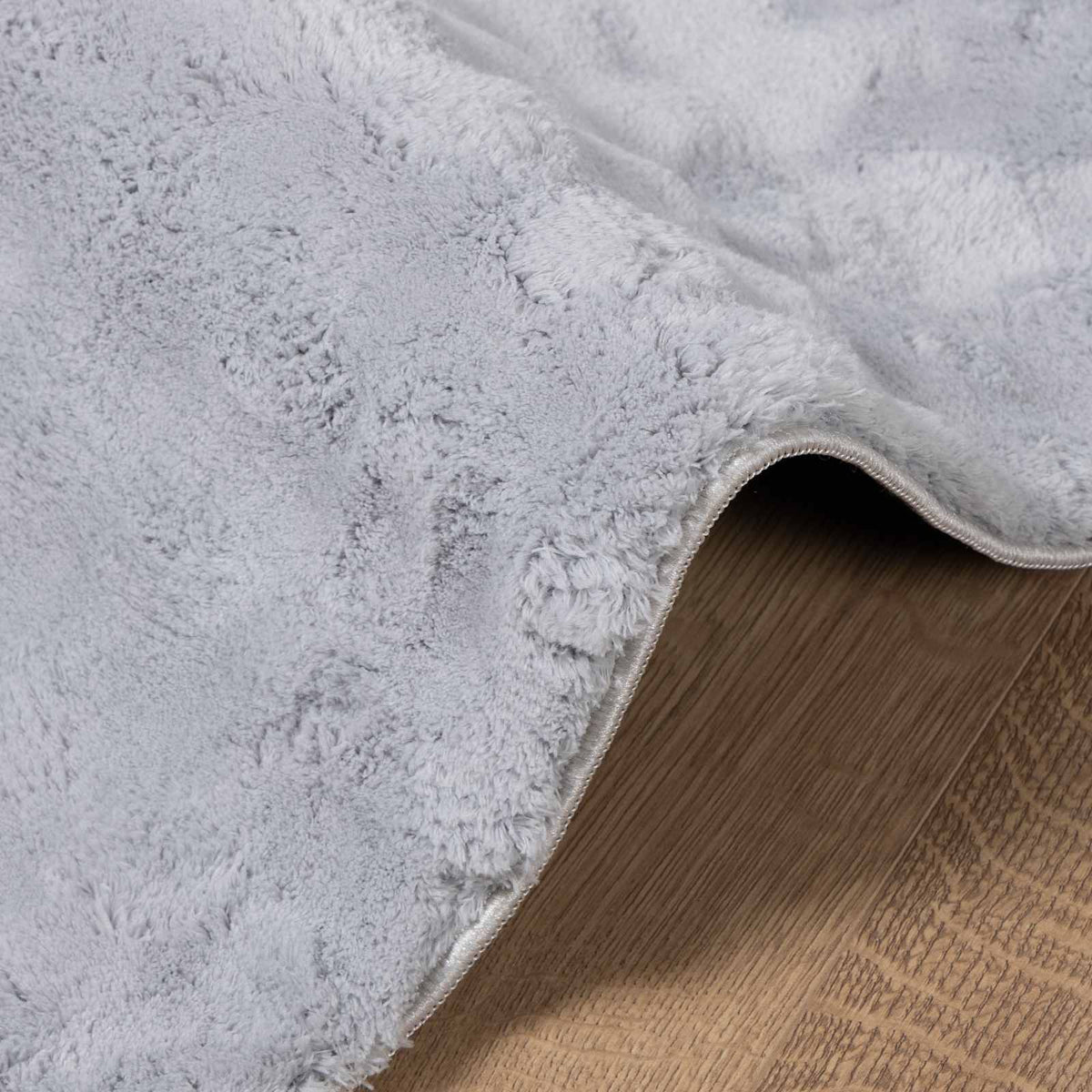 Områdetæpper Firkantet SIROLO Grå 240 x 240 cm Polyester