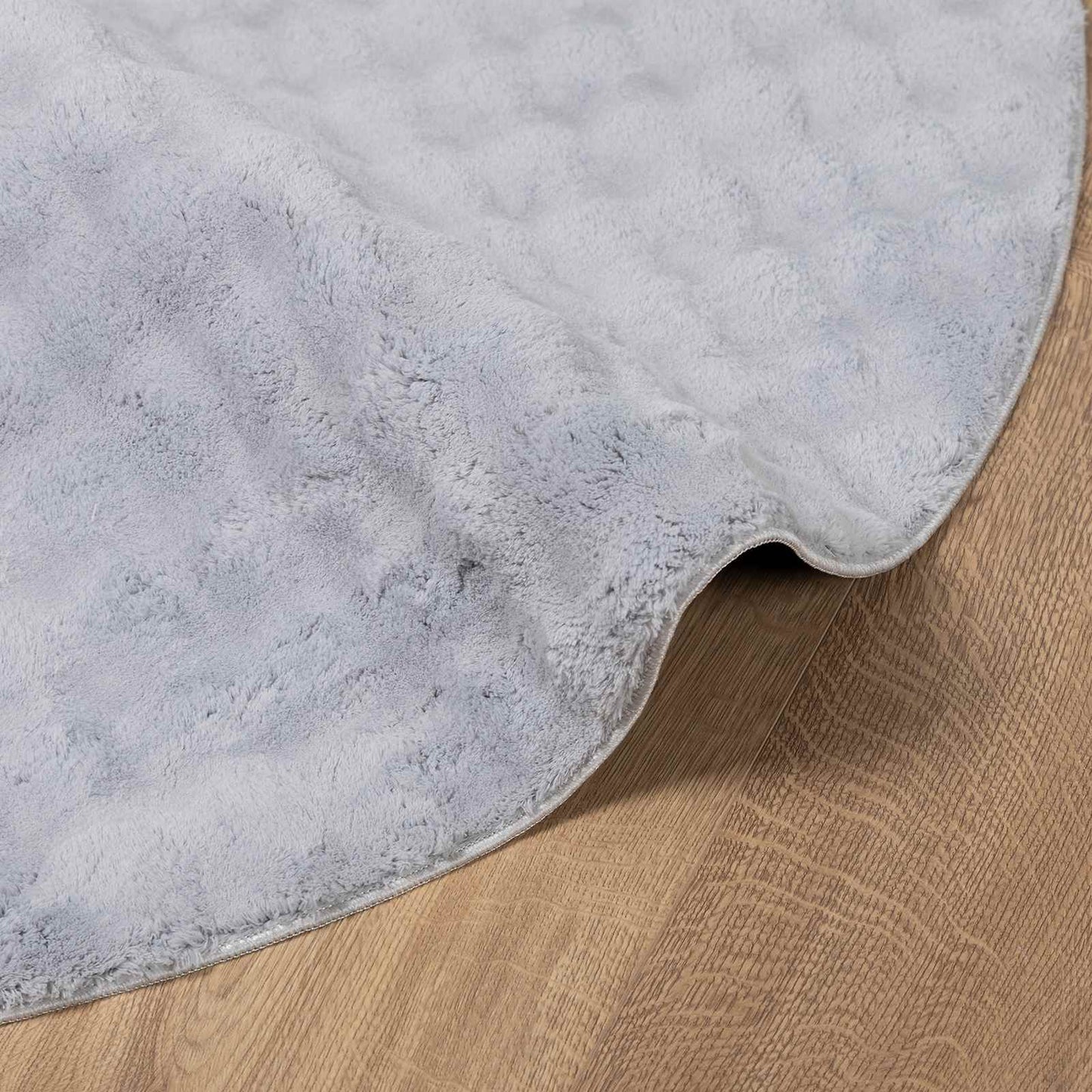 Områdetæpper Rund SIROLO Grå Ø 160 CM Polyester