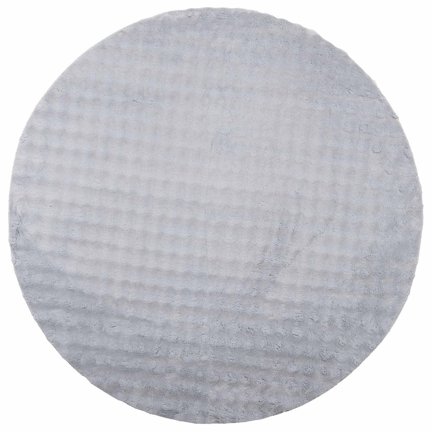 Områdetæpper Rund SIROLO Grå Ø 200 CM Polyester