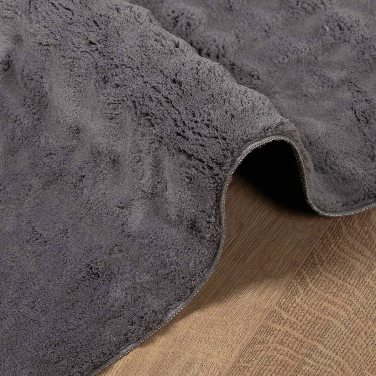 Områdetæpper Rektangulær SIROLO Antracit 230 x 160 cm Polyester