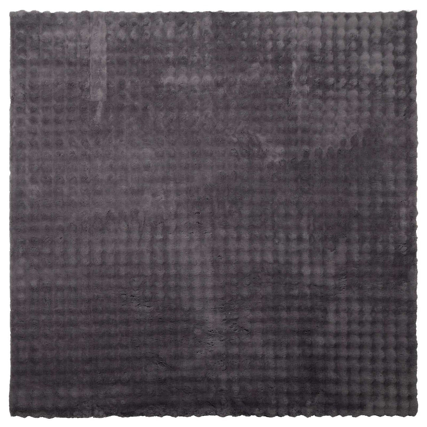 Områdetæpper Firkantet SIROLO Antracit 120 x 120 cm Polyester