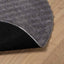 Områdetæpper Rund SIROLO Antracit Ø 120 CM Polyester