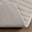 Indendørs tæppe GALATI Cremefarvet 150 x 80 cm Polyester