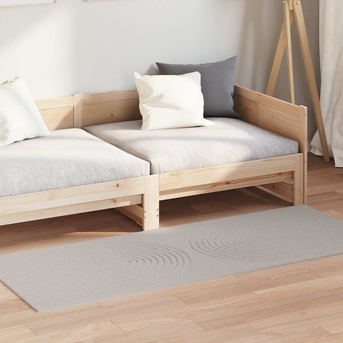 Indendørs tæppe GALATI Cremefarvet 150 x 80 cm Polyester