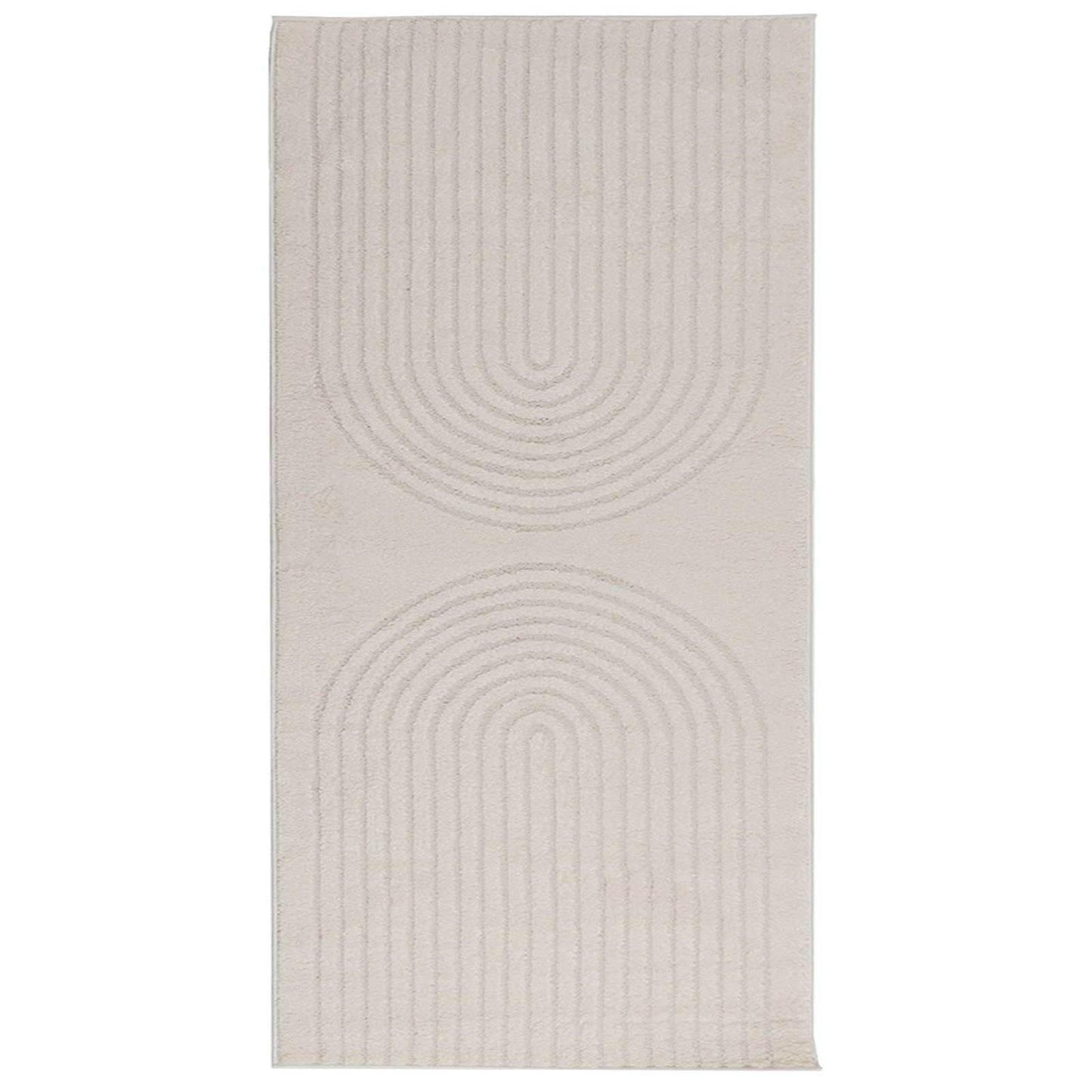 Indendørs tæppe GALATI Cremefarvet 200 x 80 cm Polyester