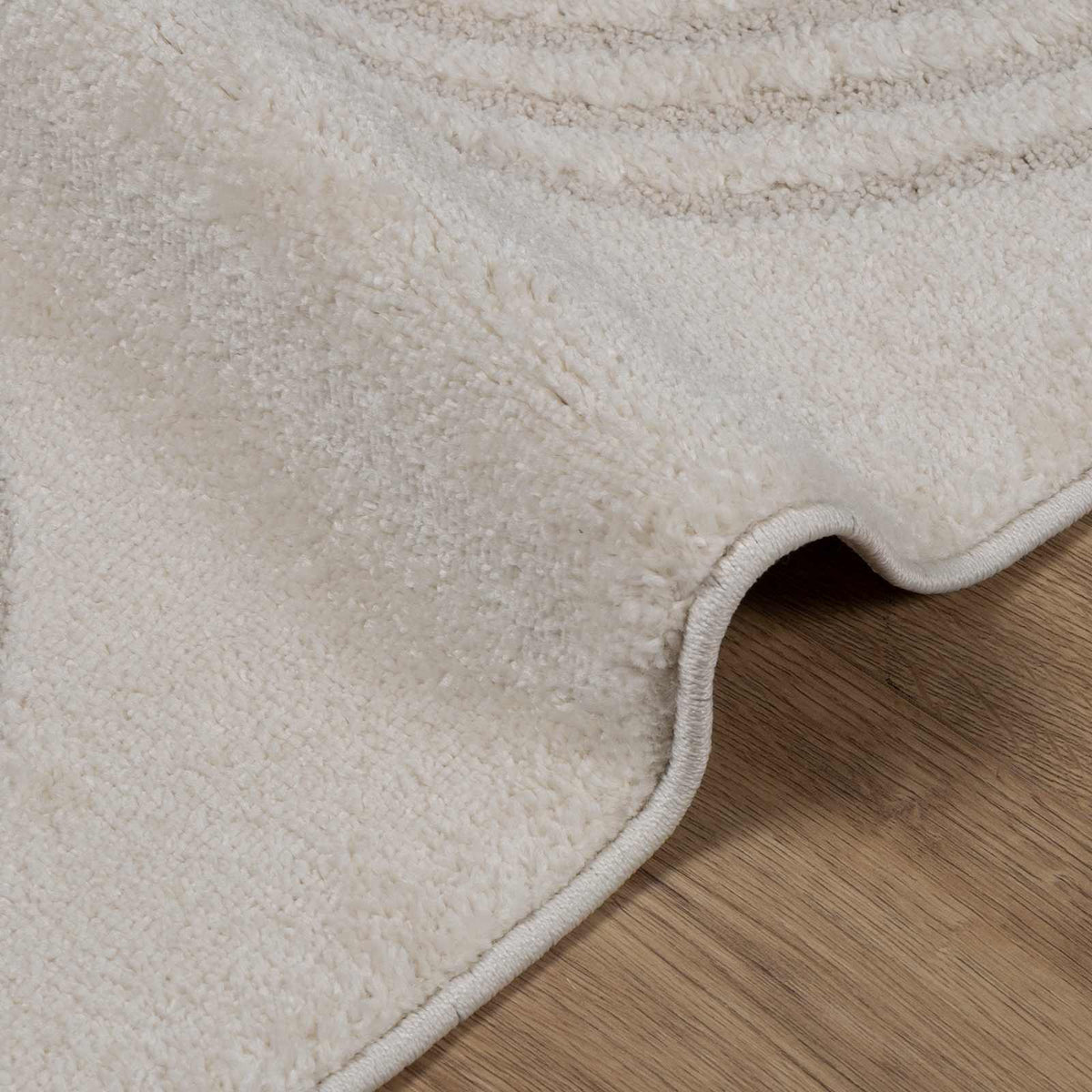 Indendørs tæppe GALATI Cremefarvet 340 x 240 cm Polyester