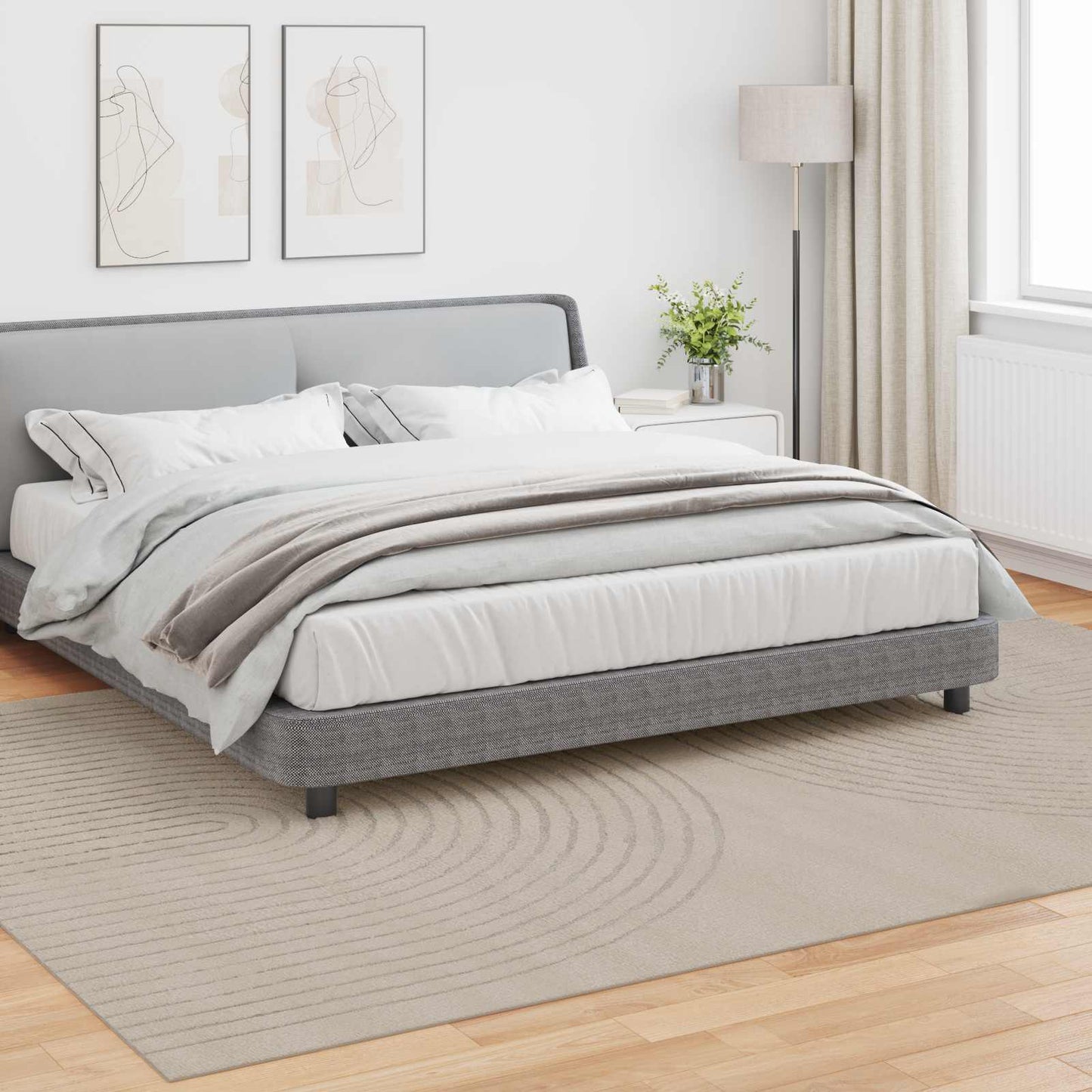 Indendørs tæppe GALATI Beige 340 x 240 cm Polyester