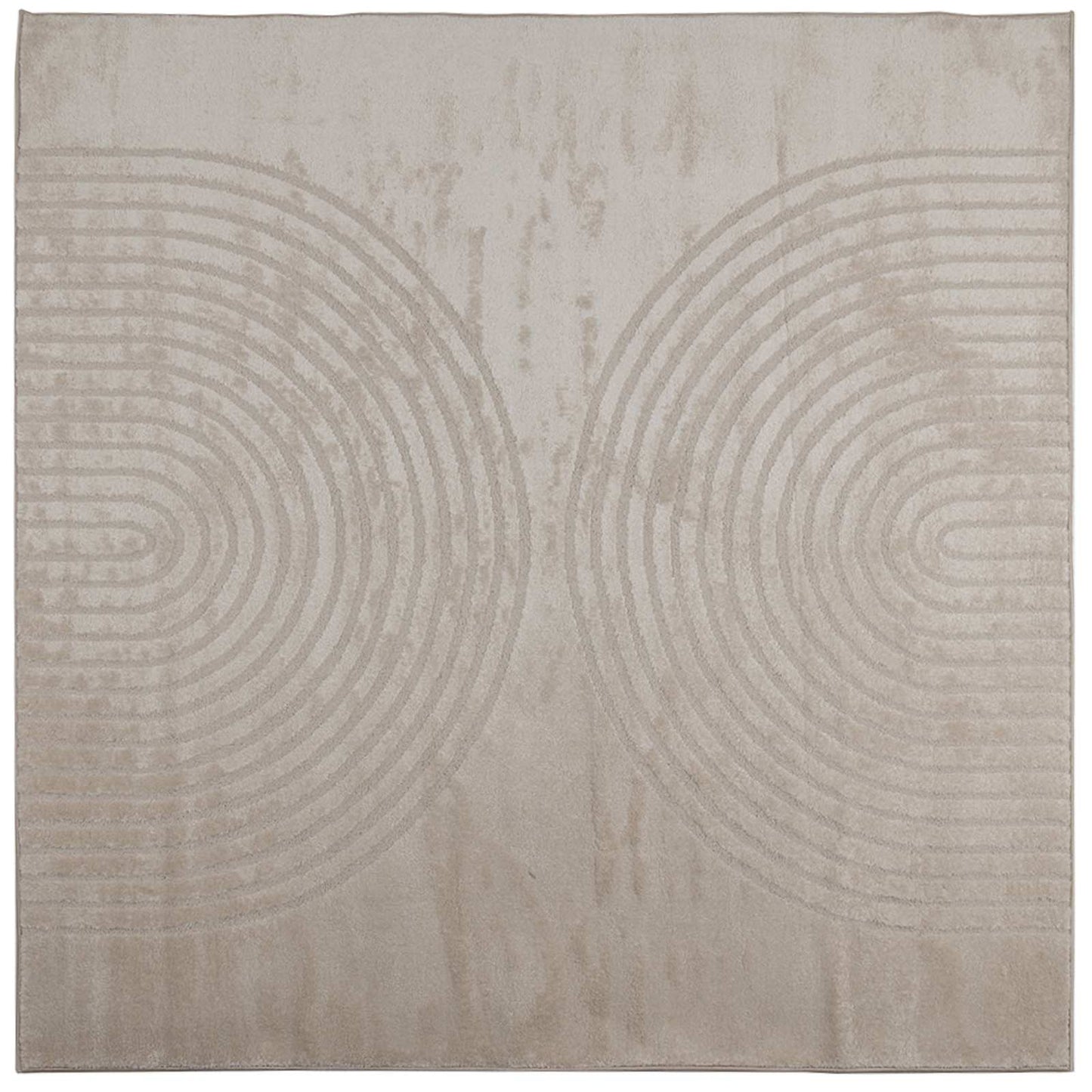 Indendørs tæppe GALATI Beige 240 x 240 cm Polyester