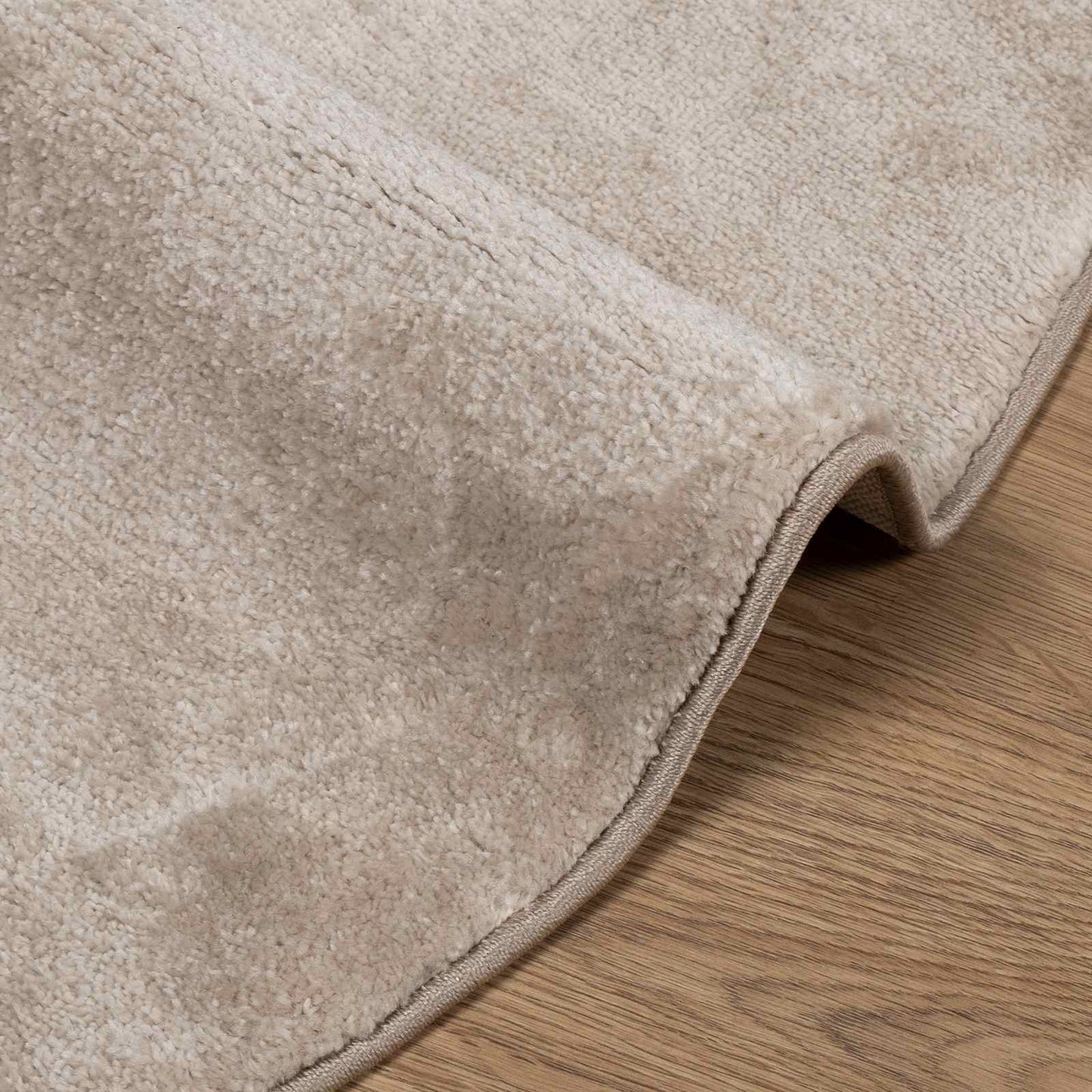Indendørs tæppe GALATI Beige Ø 120 CM Polyester