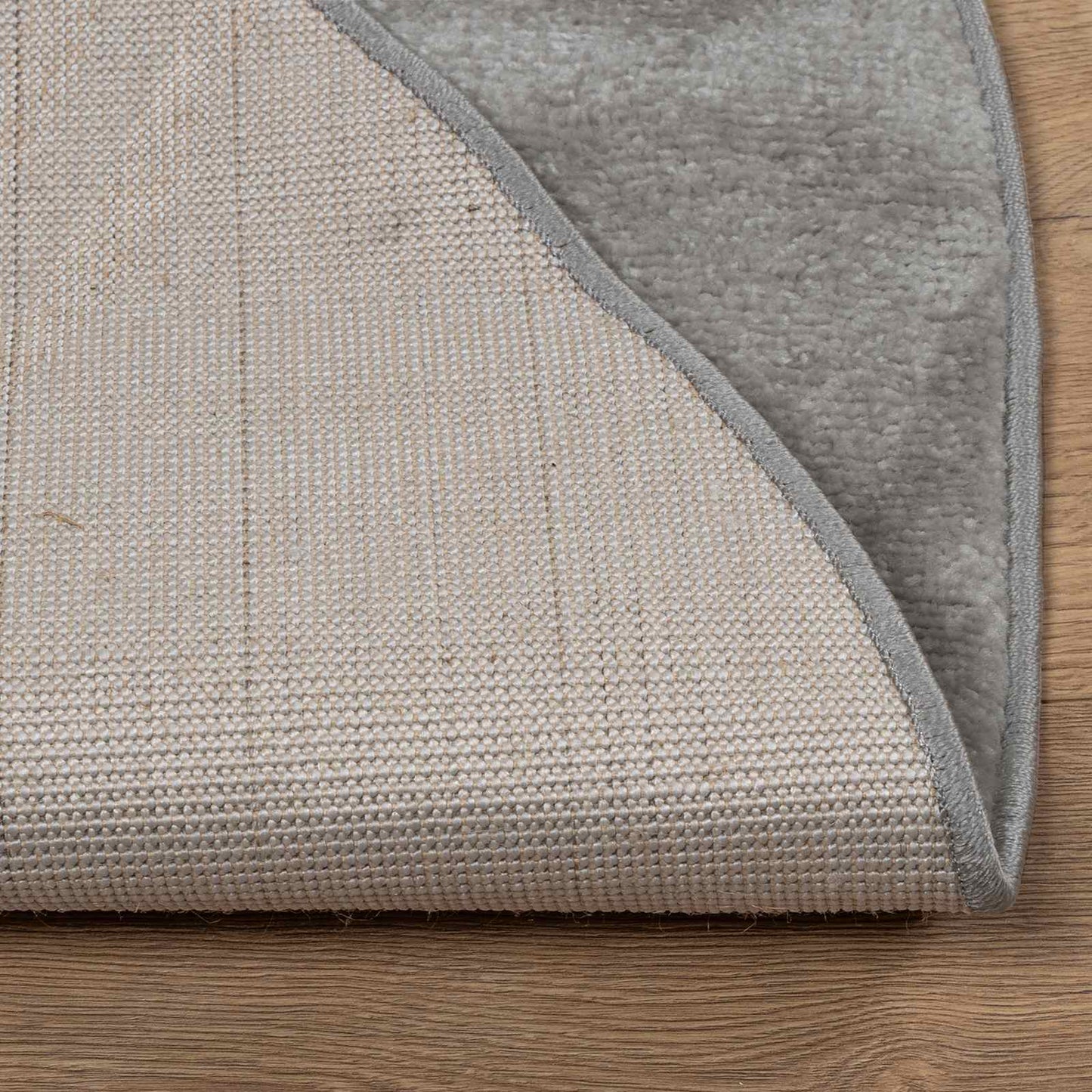 Indendørs tæppe GALATI Grå Ø 160 CM Polyester