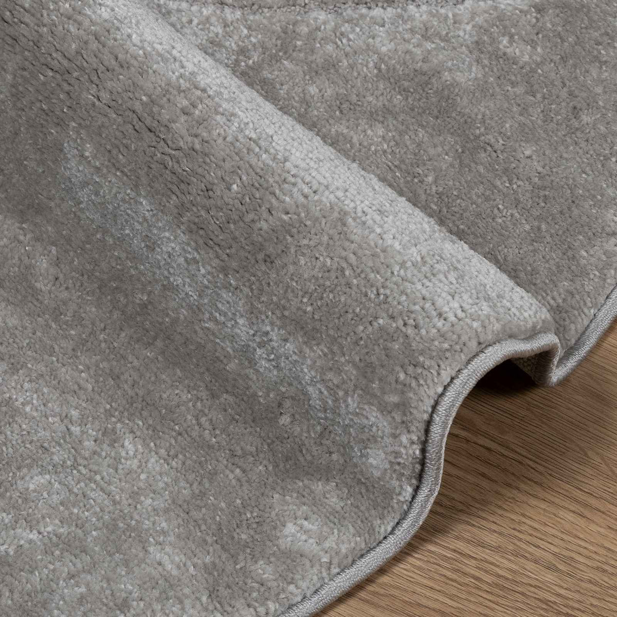 Indendørs tæppe GALATI Grå Ø 200 CM Polyester