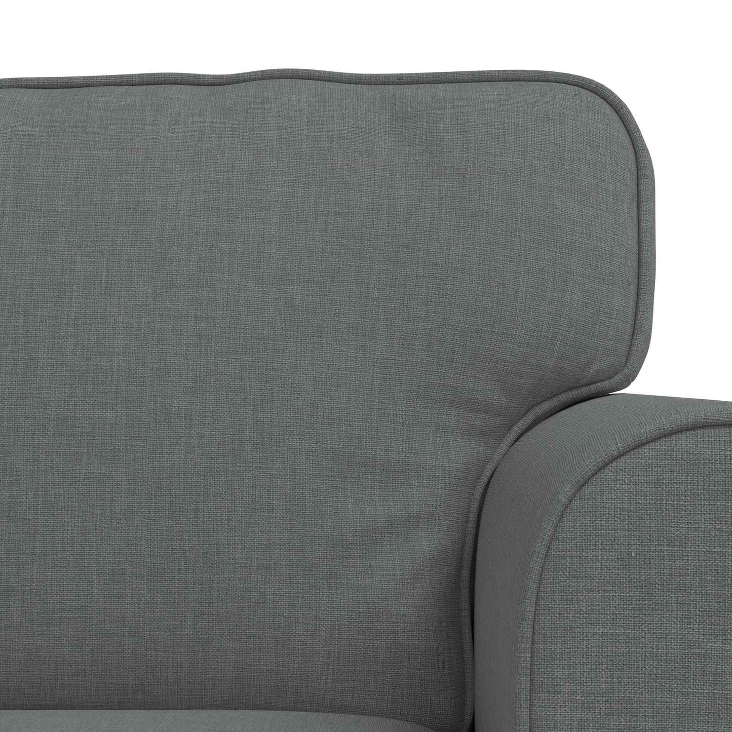 Sofa Sæt 2 stk. Mørkegrå Stof