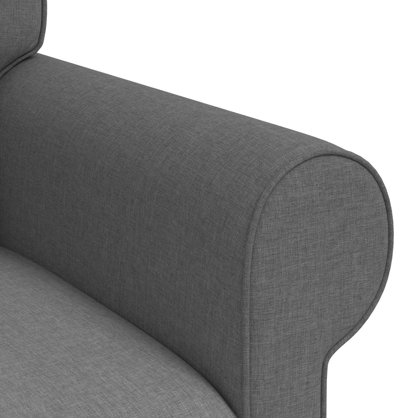 Sofa Sæt 2 stk. Mørkegrå Stof