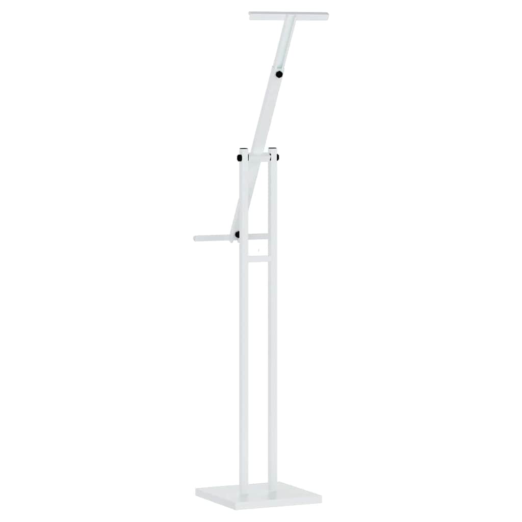Messeskærme 2 stk. Hvid 26,5 x 26,5 x 150 cm Stål