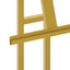 Messeskærme 2 stk. Guld 26,5 x 26,5 x 150 cm Stål