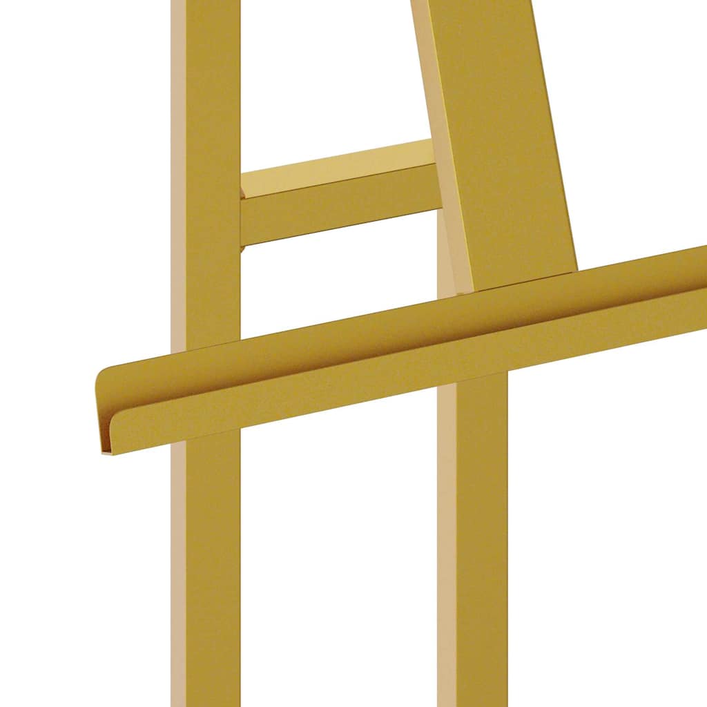 Messeskærme 2 stk. Guld 26,5 x 26,5 x 150 cm Stål
