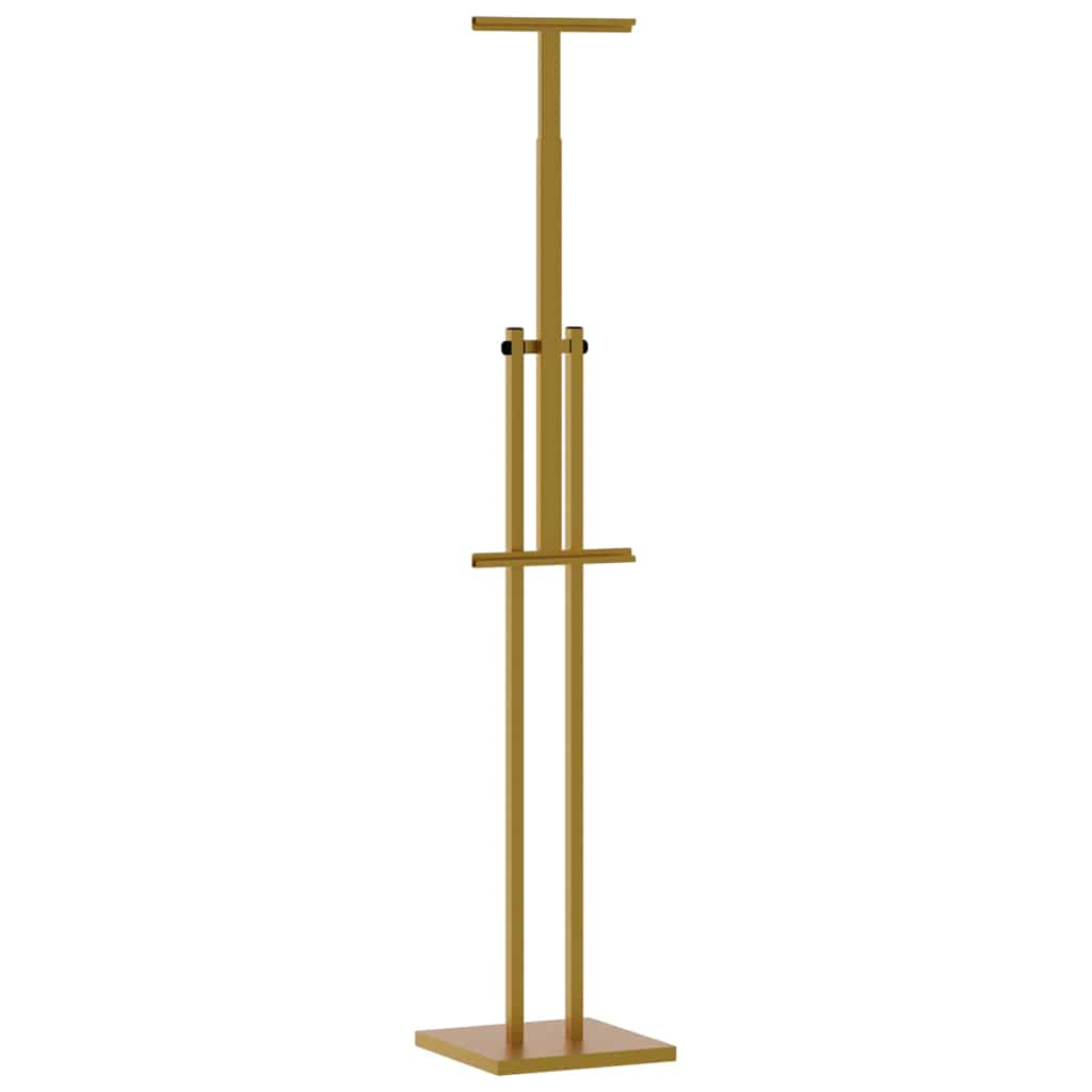 Messeskærme 2 stk. Guld 26,5 x 26,5 x 150 cm Stål