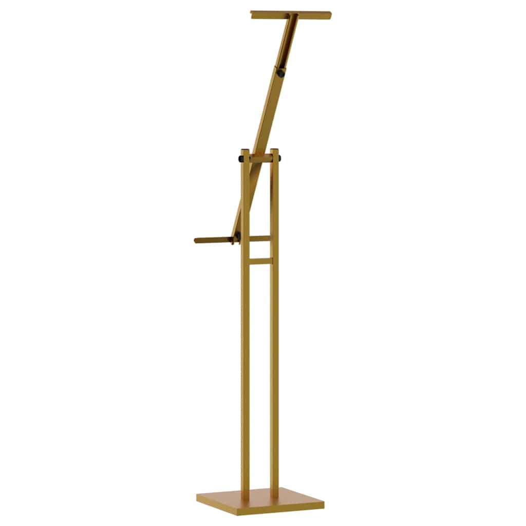 Messeskærme 2 stk. Guld 26,5 x 26,5 x 150 cm Stål