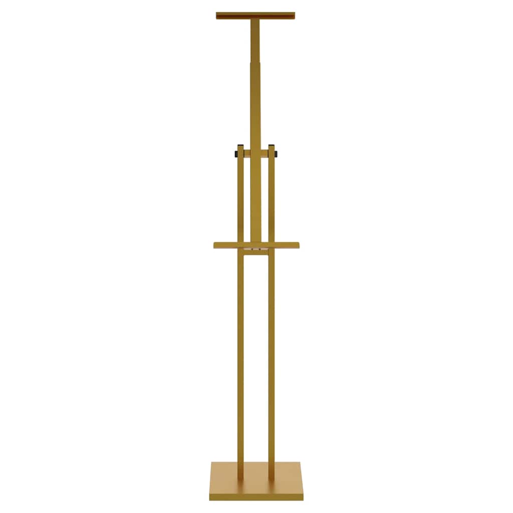 Messeskærme 2 stk. Guld 26,5 x 26,5 x 150 cm Stål