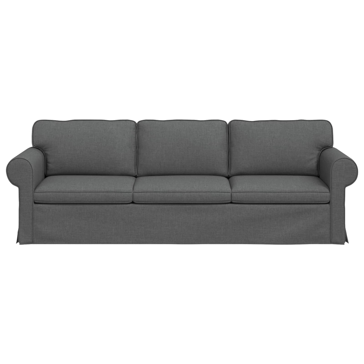Sofa Mørkegrå 245 x 82 x 80 cm Stof