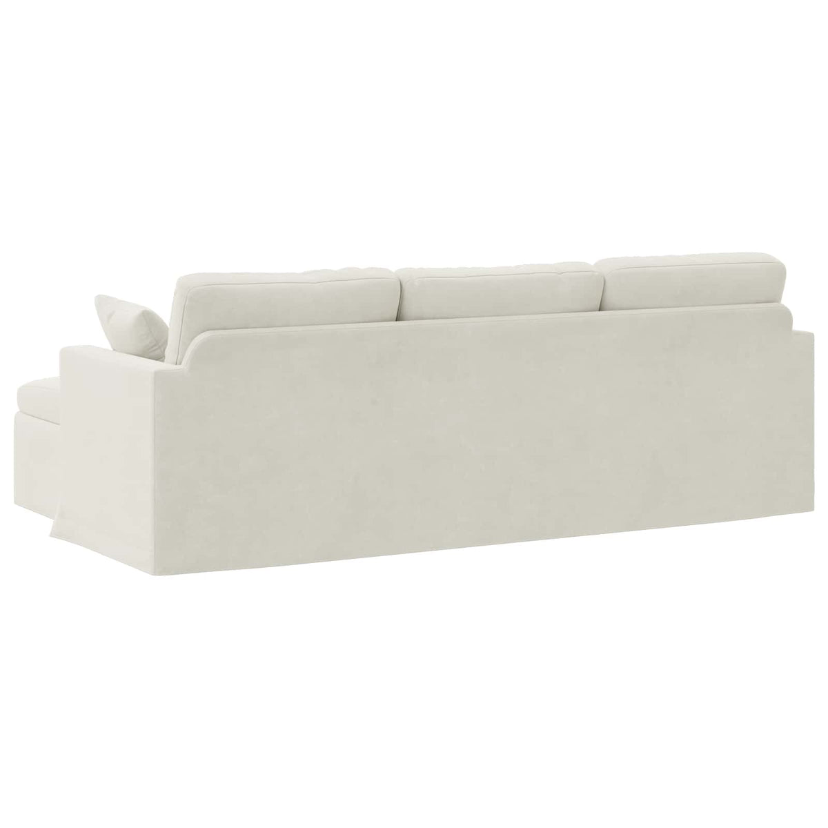 Sofa Creme 228 x 134 x 80 cm Fløjl