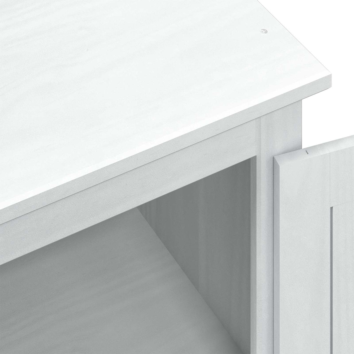 Garderober Hvid 55 x 50 x 170 cm Massiv fyrretræ