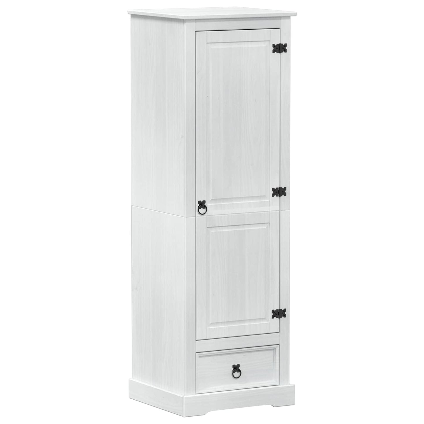 Garderober Hvid 55 x 50 x 170 cm Massiv fyrretræ