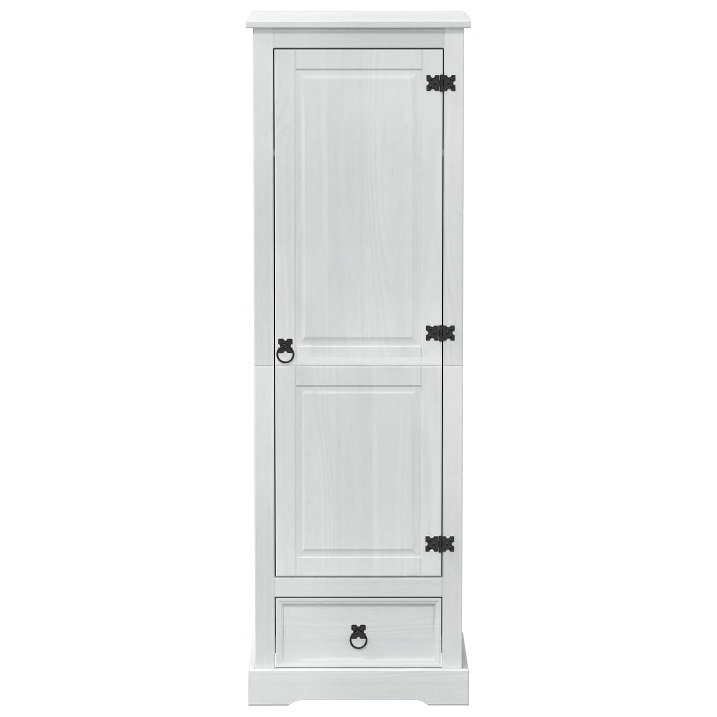 Garderober Hvid 55 x 50 x 170 cm Massiv fyrretræ