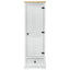 Garderober Hvid 55 x 38 x 170 cm Massiv fyrretræ