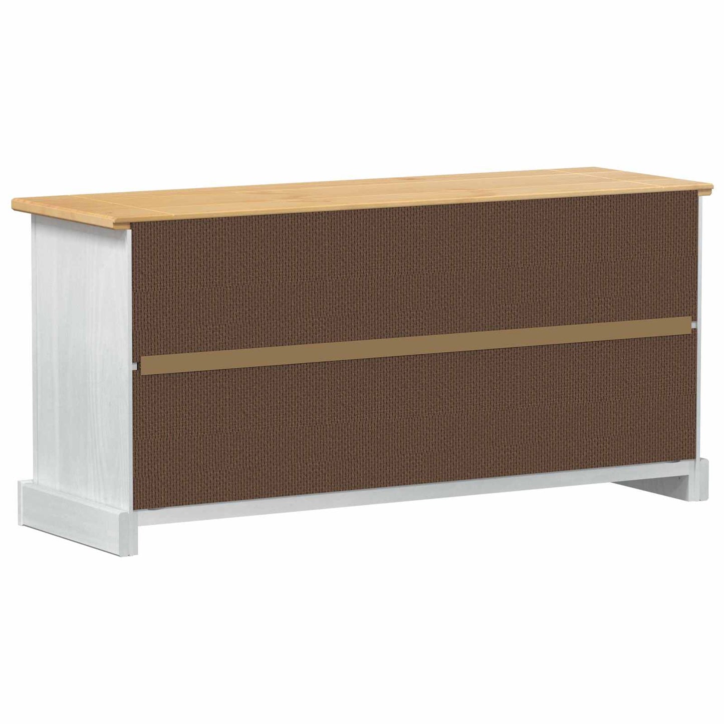 Sko skab med hylde Corona Hvid 99 x 32 x 49 cm Massiv fyrretræ