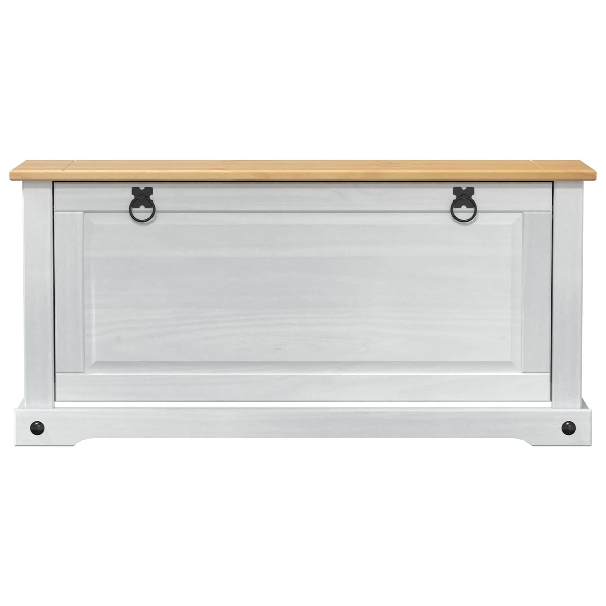 Sko skab med hylde Corona Hvid 99 x 32 x 49 cm Massiv fyrretræ