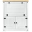 Vinskab Hvid 97 x 45 x 114 cm Massiv fyrretræ