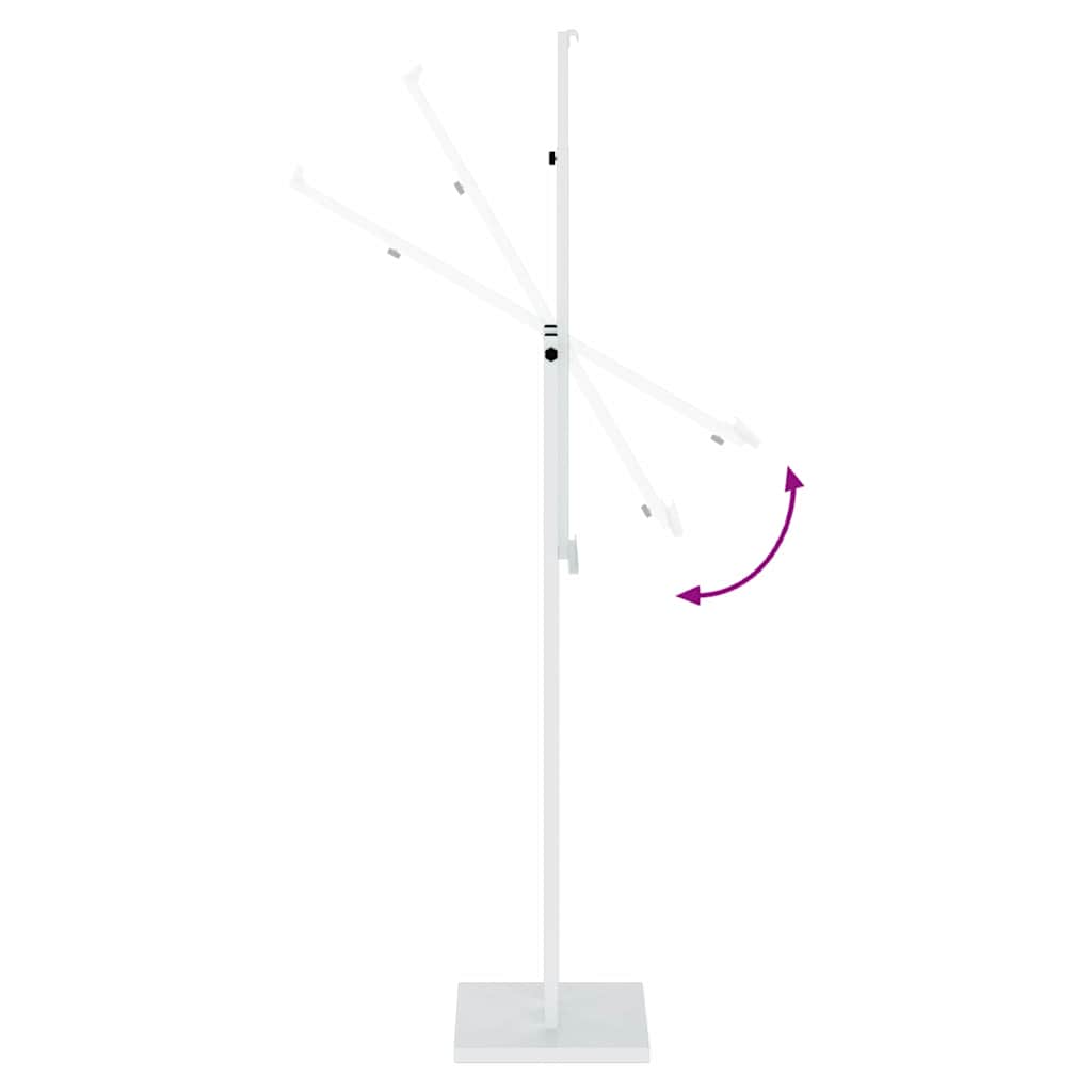 Messeskærme Hvid 26,5 x 26,5 x 150 cm Stål