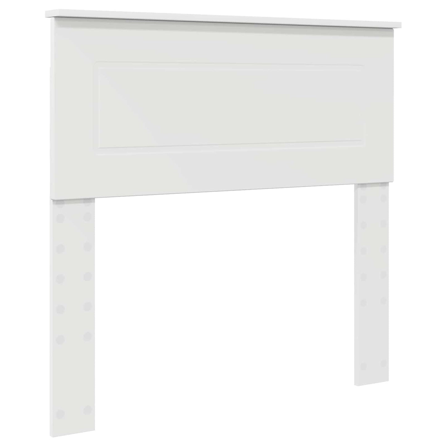 Sengestel med LED-lysstrimler Hvid 70 x 190 cm Konstrueret træ