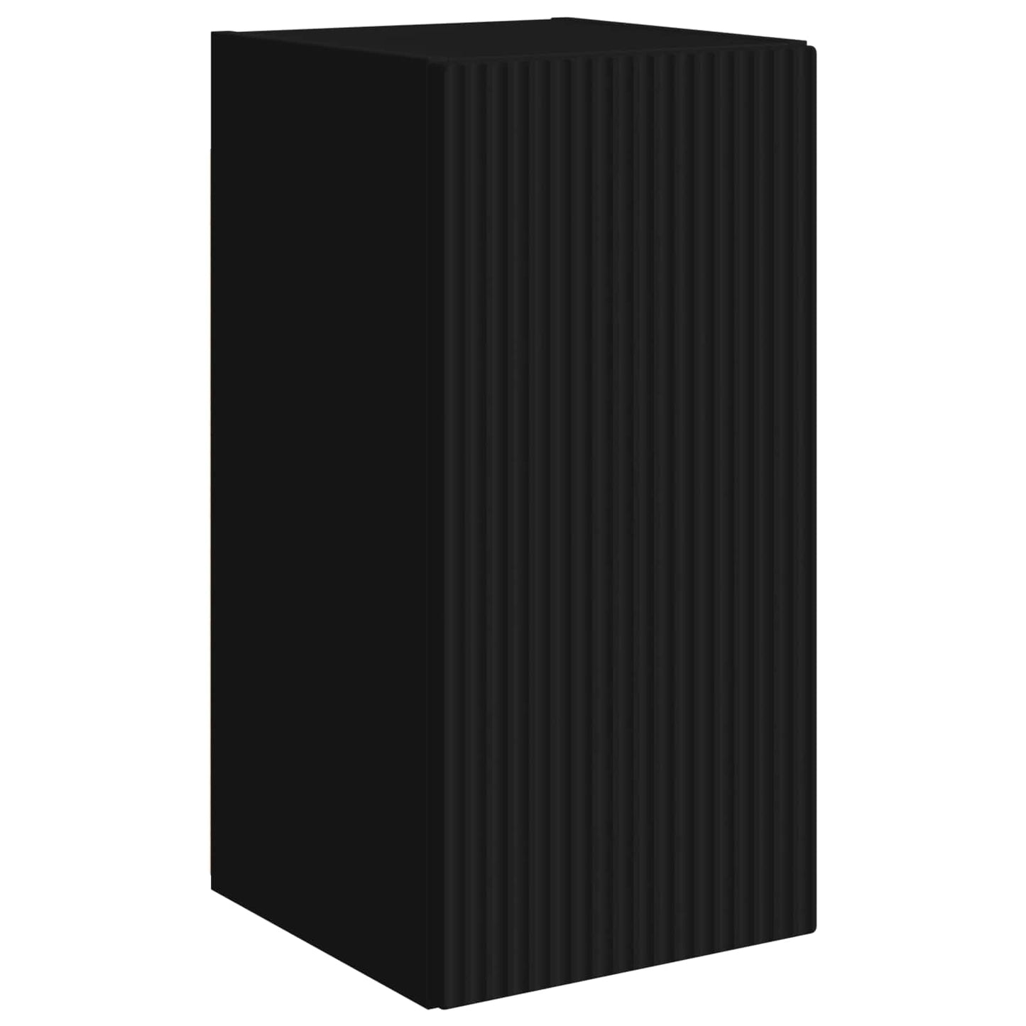 TV-møbelsæt 6 stk. Sort Konstrueret træ