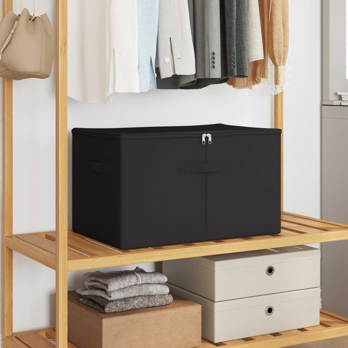 Opbevaringskasse 6 stk. Ikke-vævet stof 55 x 35 x 32 cm 61,6 L