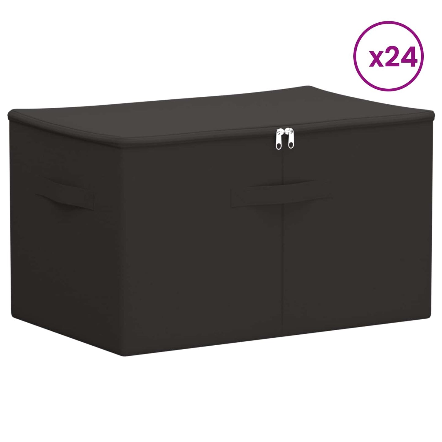 Opbevaringskasse 24 stk. Ikke-vævet stof 55 x 35 x 32 cm 61,6 L