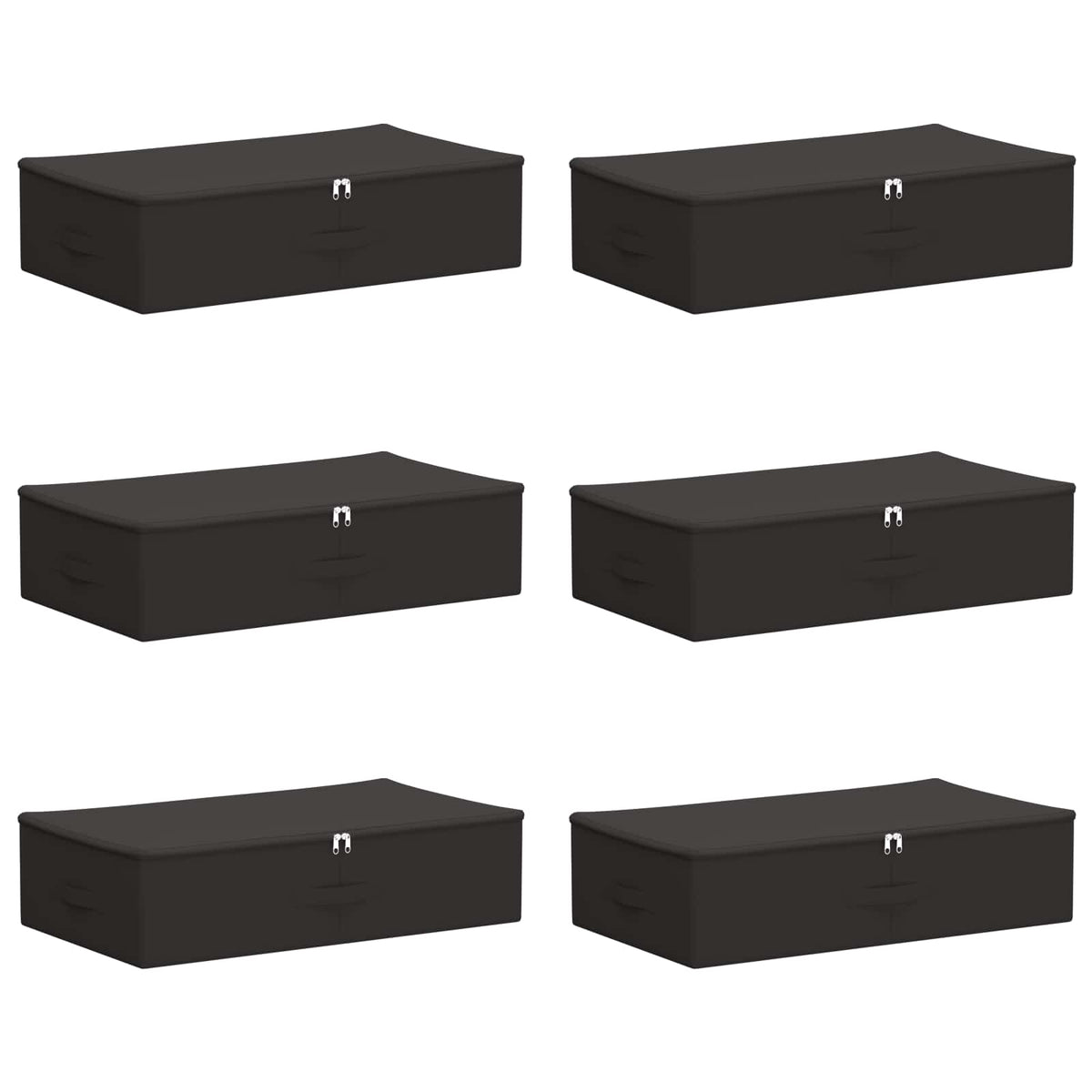 Opbevaringskasse 6 stk. Ikke-vævet stof 70 x 40 x 18 cm 50,4 L
