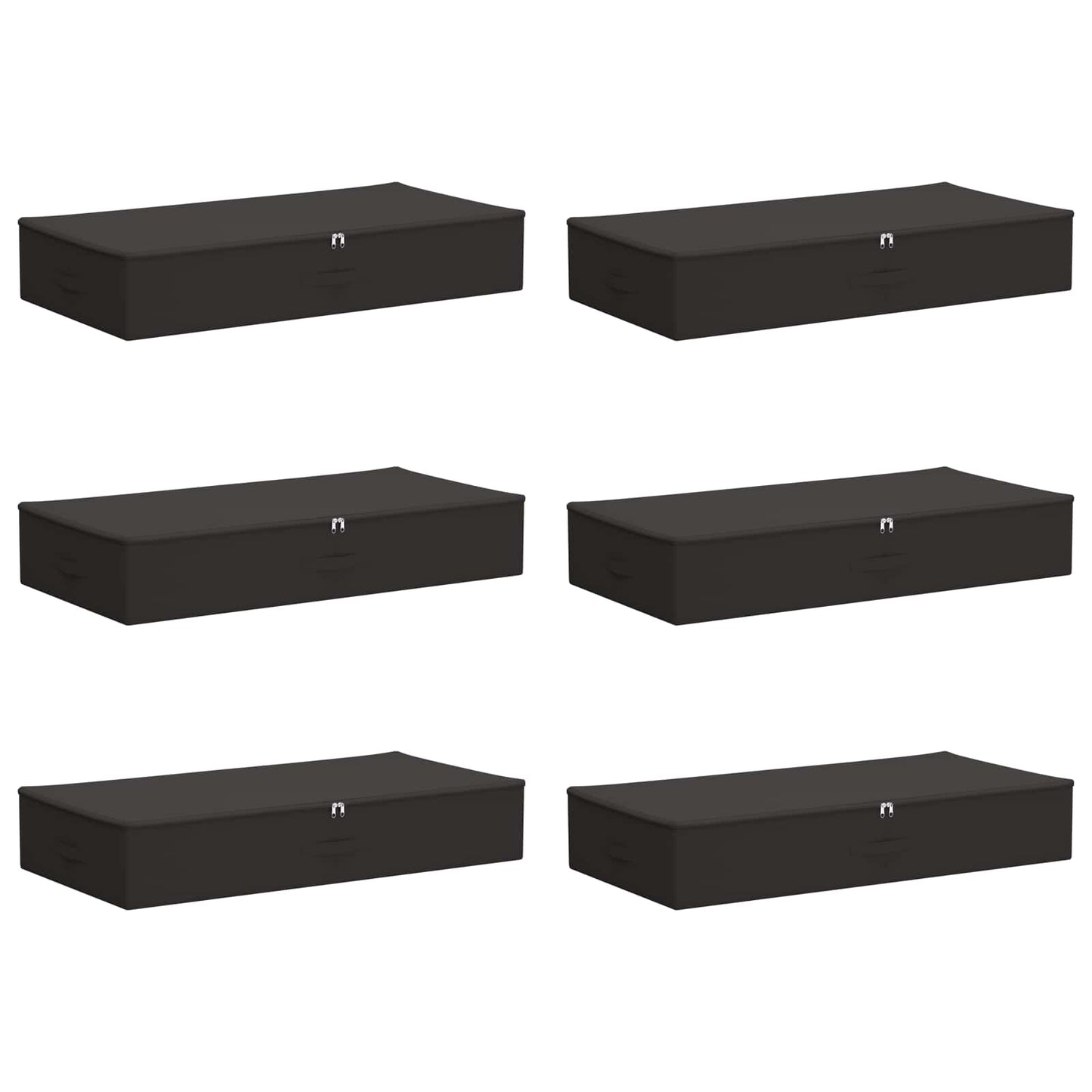 Opbevaringskasse 6 stk. Ikke-vævet stof 90 x 48 x 15 cm 64,8 L