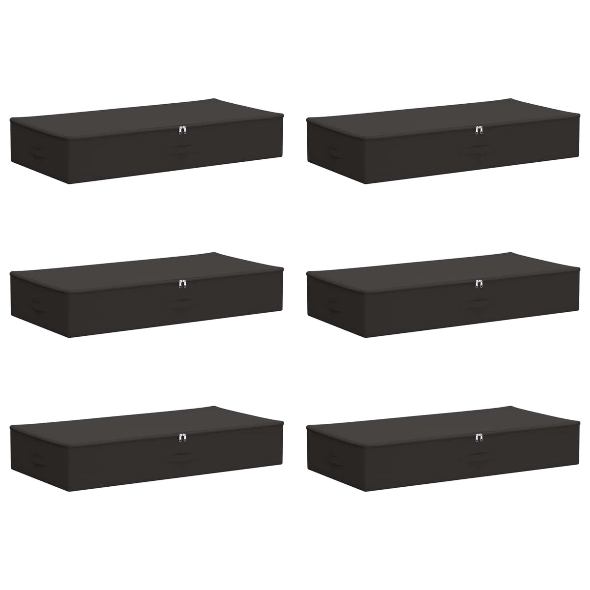 Opbevaringskasse 6 stk. Ikke-vævet stof 100 x 50 x 18 cm 90 l