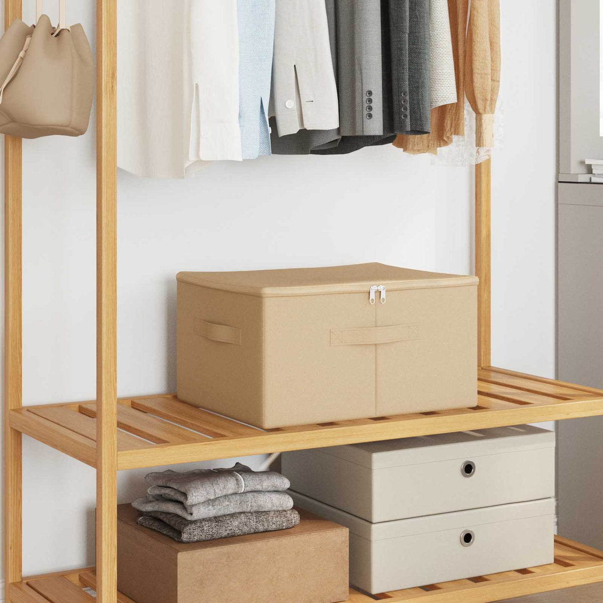 Opbevaringskasse 6 stk. Ikke-vævet stof 43 x 34 x 23 cm 33,6 L