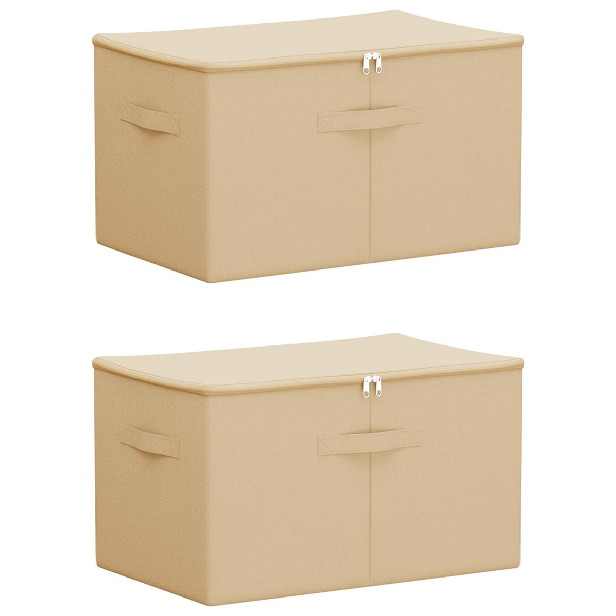 Opbevaringskasse 2 stk. Ikke-vævet stof 55 x 35 x 32 cm 61,6 L