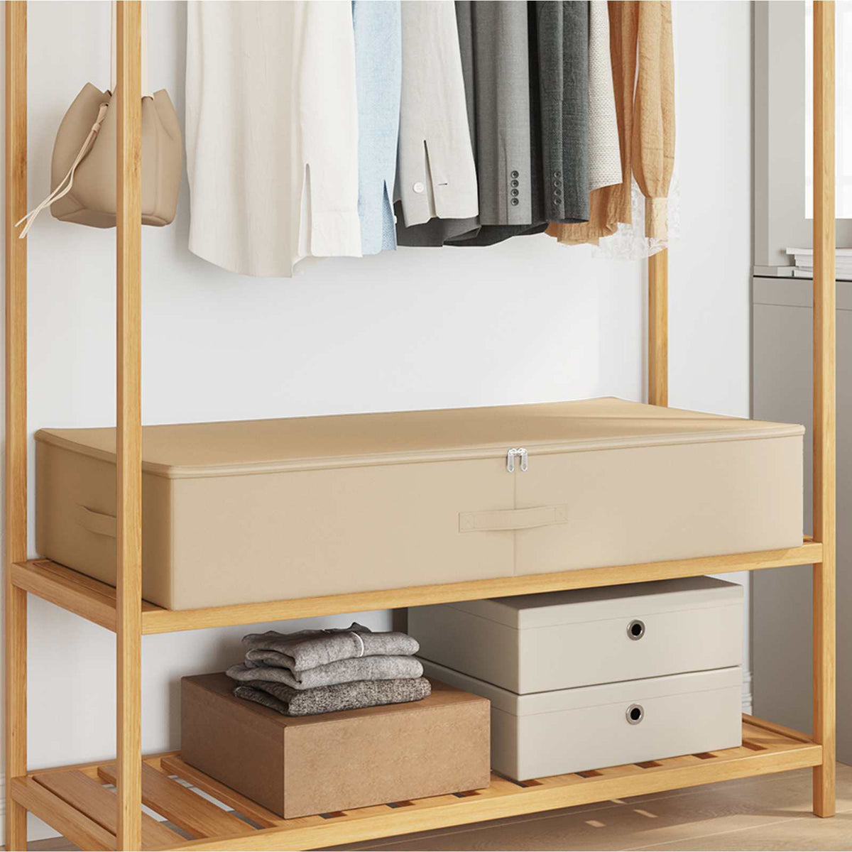Opbevaringskasse 24 stk. Ikke-vævet stof 90 x 48 x 15 cm 64,8 L