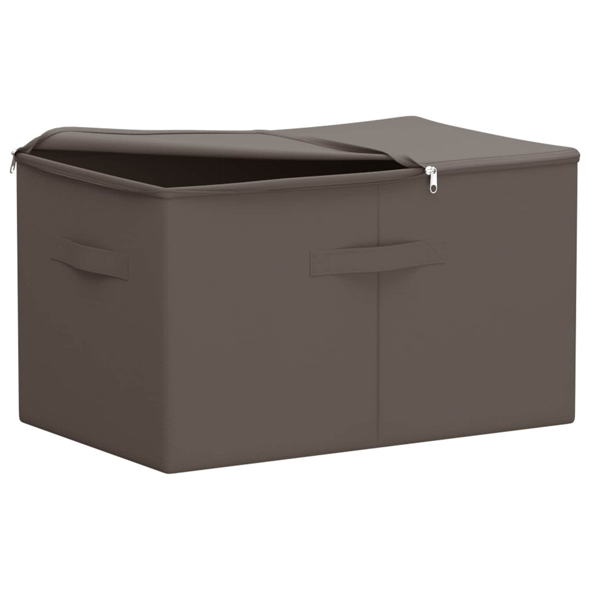 Opbevaringskasse Ikke-vævet stof 55 x 35 x 32 cm 61,6 L Grå