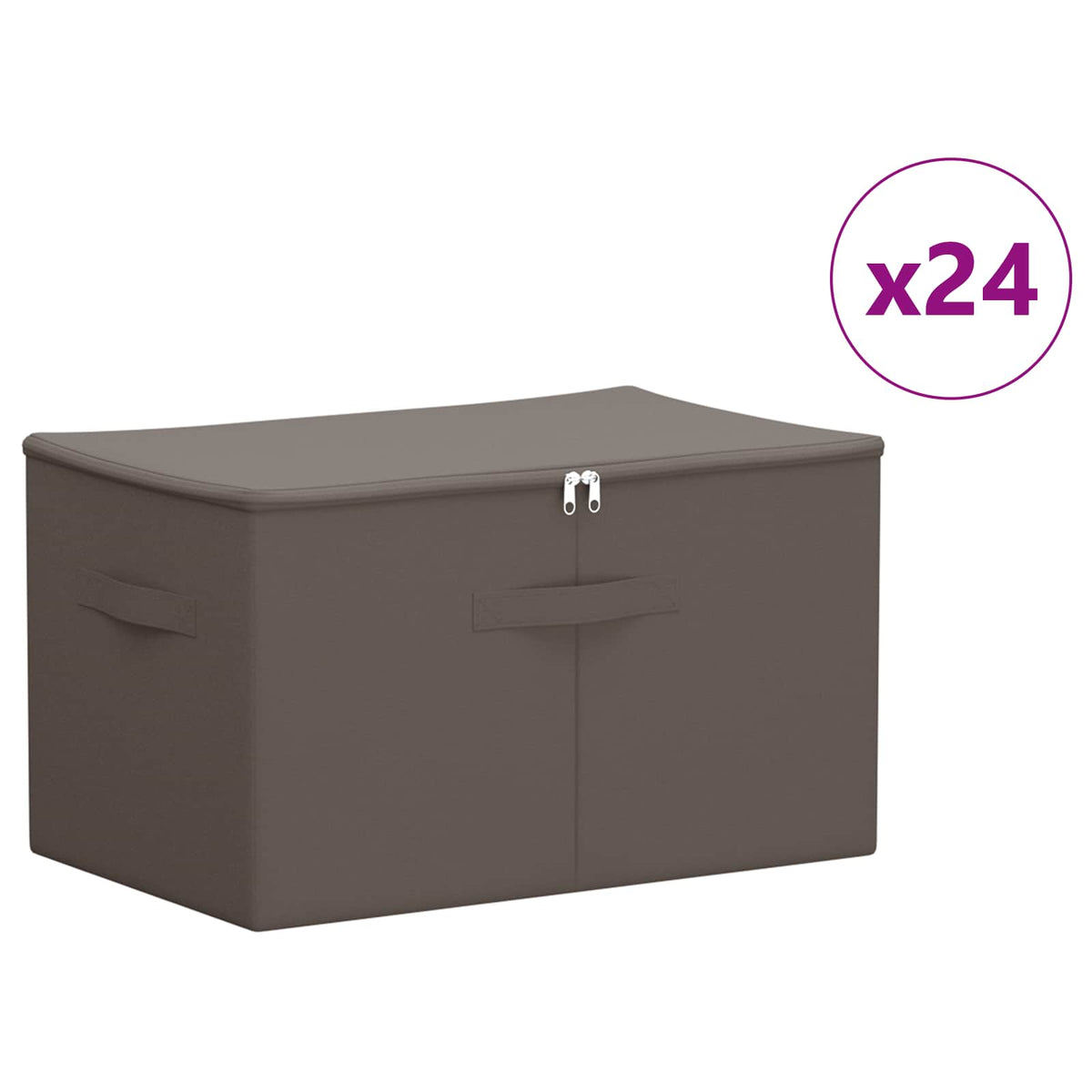 Opbevaringskasse 24 stk. Ikke-vævet stof 60 x 43 x 35 cm 90,3 L